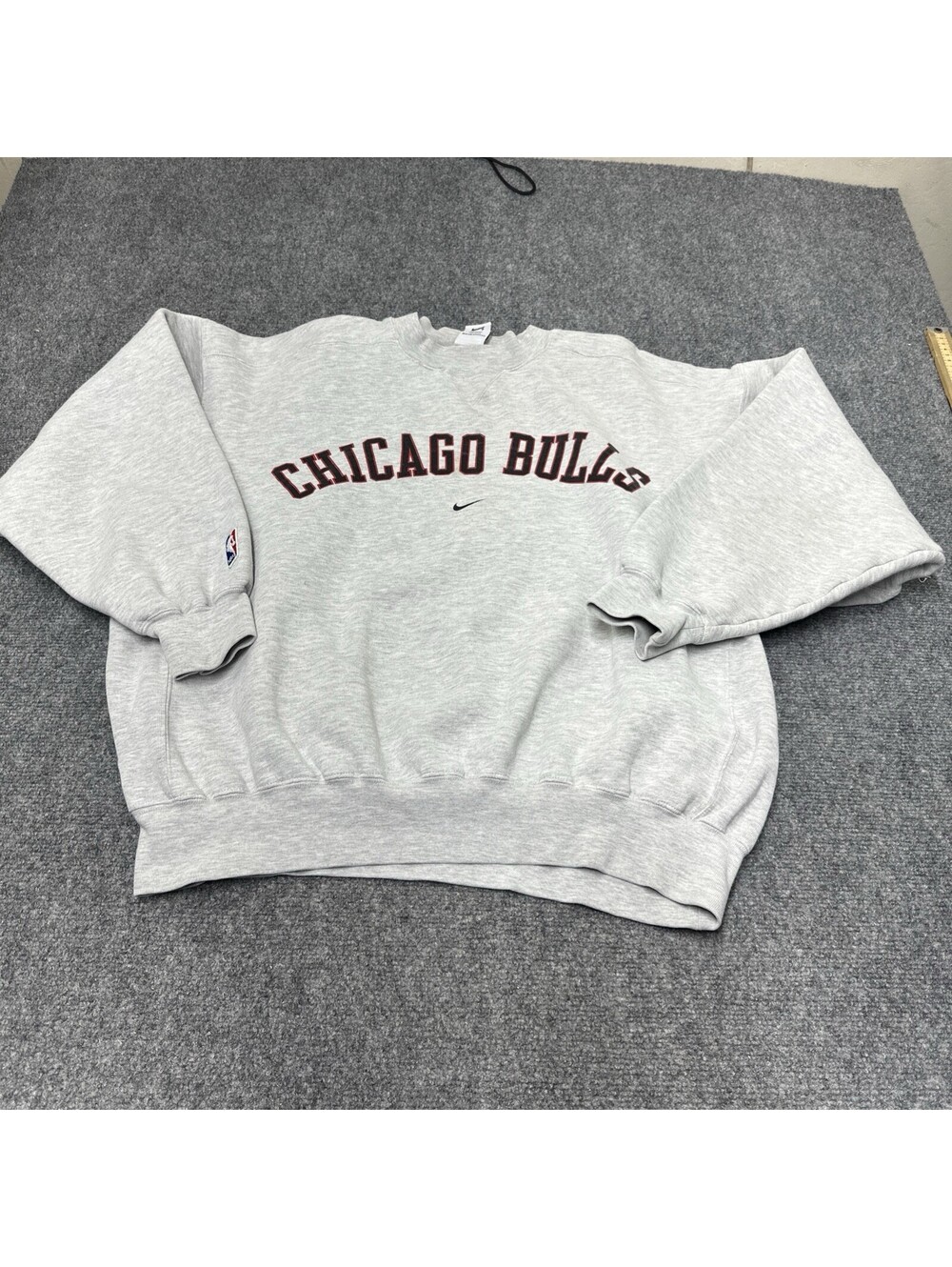 Vintage Chicago Bulls Sweatshirt Mens Large Gray Last Dance 1998 Pippen